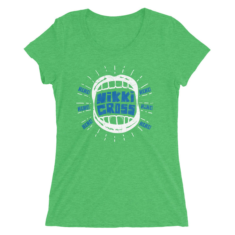 Nikki Cross "Hehe" Women's Tri-Blend T-Shirt
