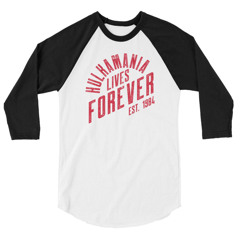 Hulk Hogan "Hulkamania Lives Forever" Raglan T-shirt