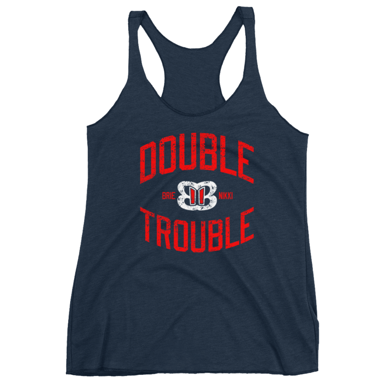 The Bella Twins "Double Trouble" Women's Racerback Tank Top