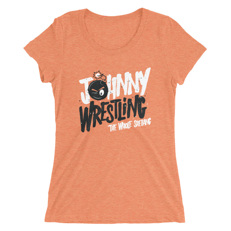 Johnny Gargano "Johnny Wrestling" Women's Tri-Blend T-Shirt T-Shirt PW Catalog