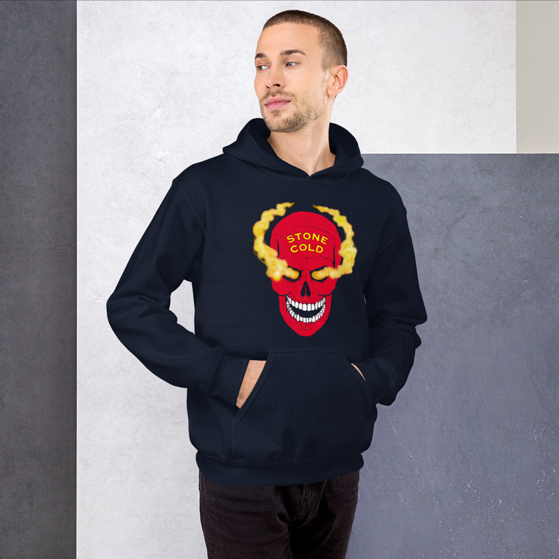 Stone Cold Steve Austin "Red Skull" Pullover Hoodie Sweatshirt