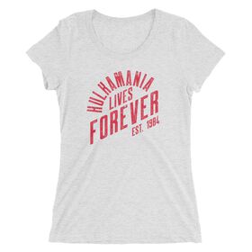 Hulk Hogan "Hulkamania Lives Forever" Women's Tri-Blend T-Shirt T-Shirt PW Catalog
