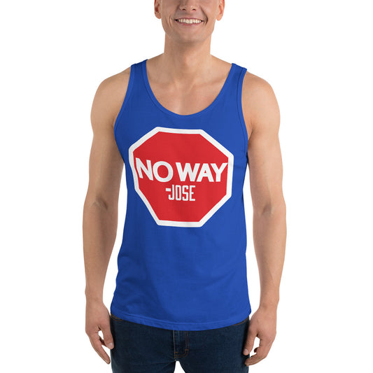 No Way Jose "Stop Sign" Unisex Tank Top Tank Top PW Catalog