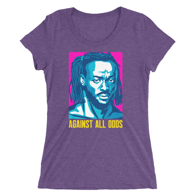 Kofi Kingston "Against All Odds" Women's Tri-Blend T-Shirt