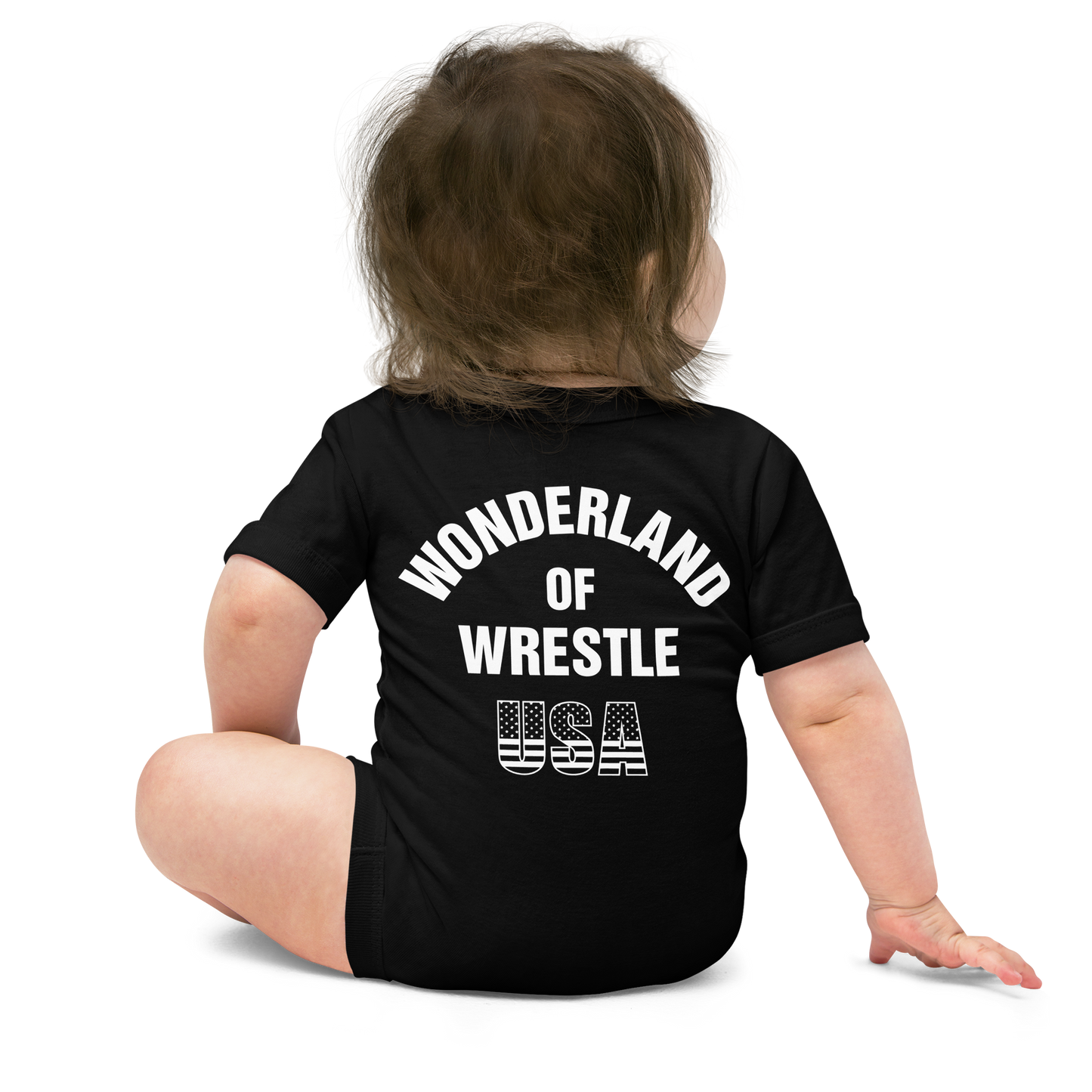 Lion Mark Baby short sleeve one piece (Blue&White) Other Clothing PW Catalog