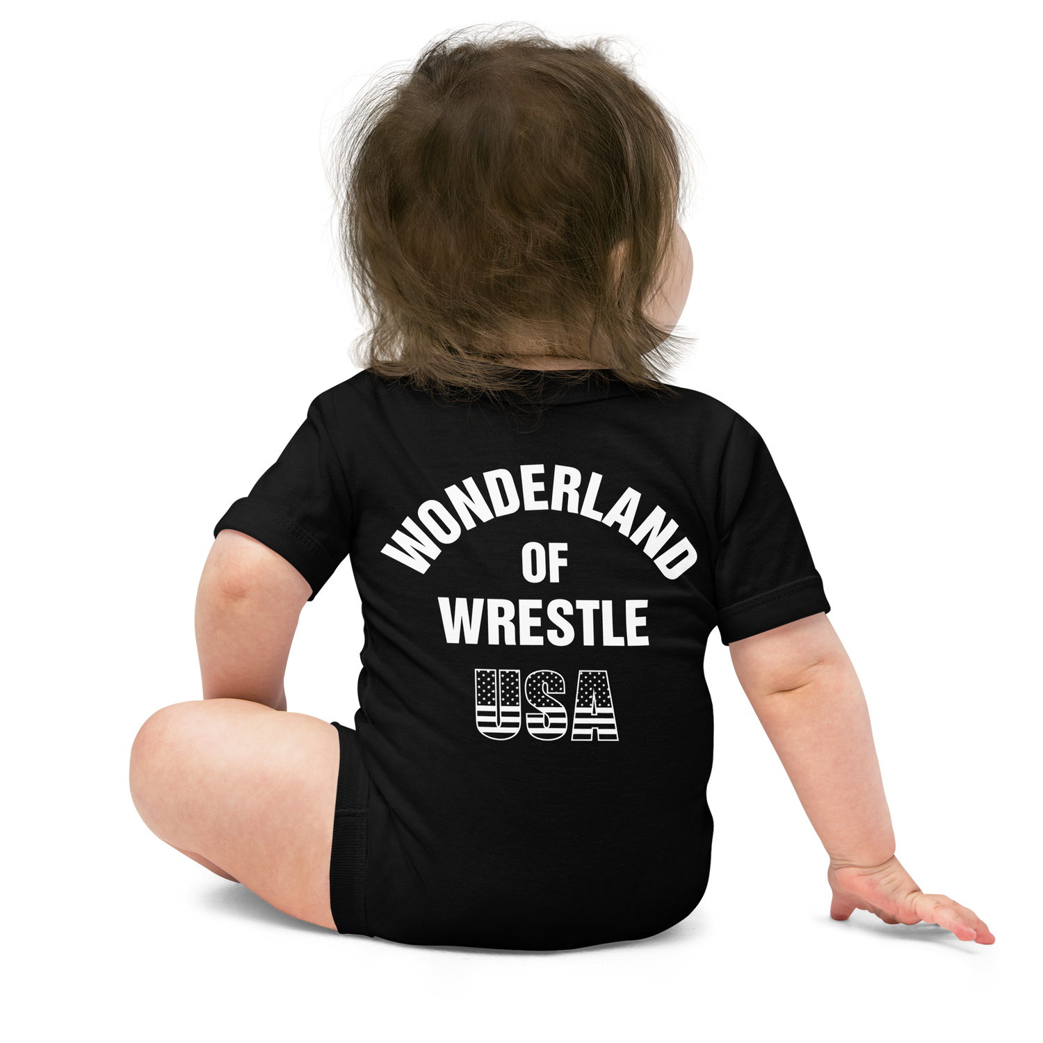 Lion Mark Baby short sleeve one piece (Blue&White) Other Clothing PW Catalog