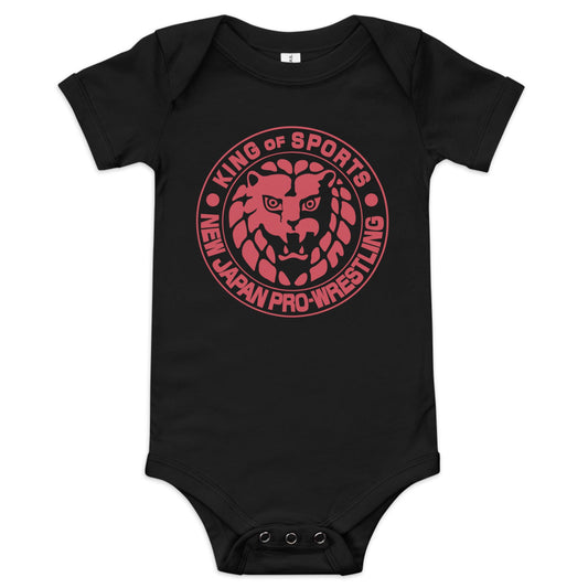 Lion Mark Baby short sleeve one piece (Black & Red) Other Clothing PW Catalog