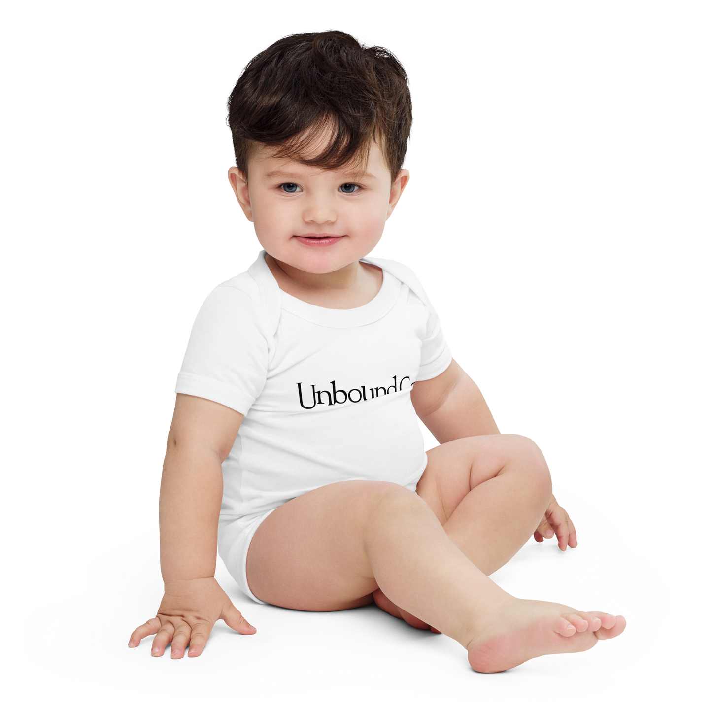 Unbound Co. Baby short sleeve one piece (Wordlogo) PW Catalog