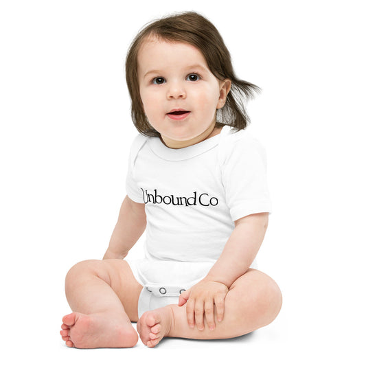 Unbound Co. Baby short sleeve one piece (Wordlogo) PW Catalog