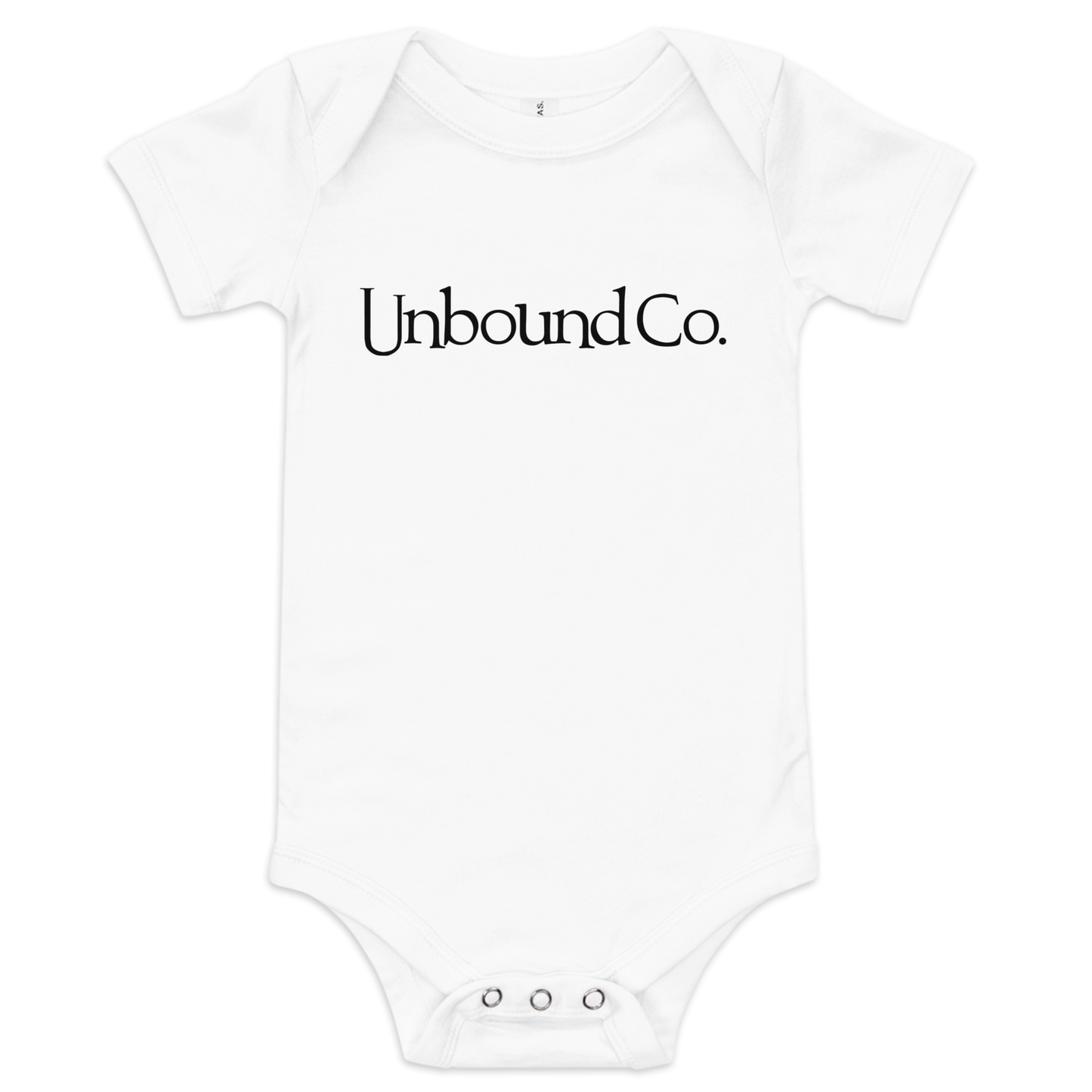 Unbound Co. Baby short sleeve one piece (Wordlogo) PW Catalog