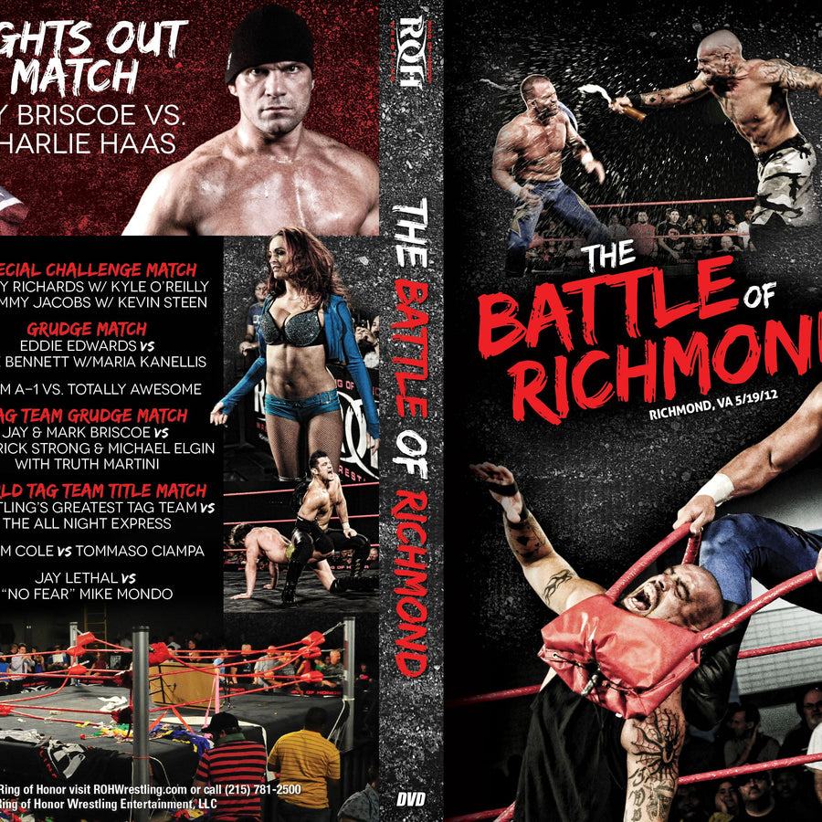 The Battle Of Richmond- Richmond, VA 5/19/12 (DVD)