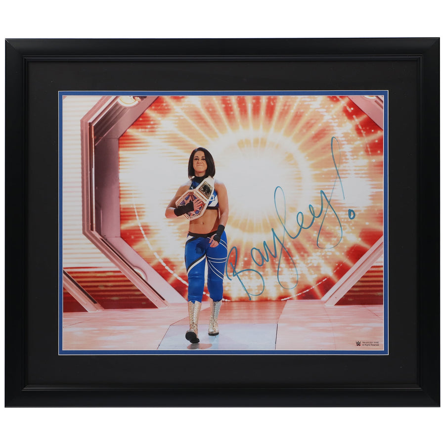 Bayley Autographed 16'' x 20'' Entrance Framed Photo