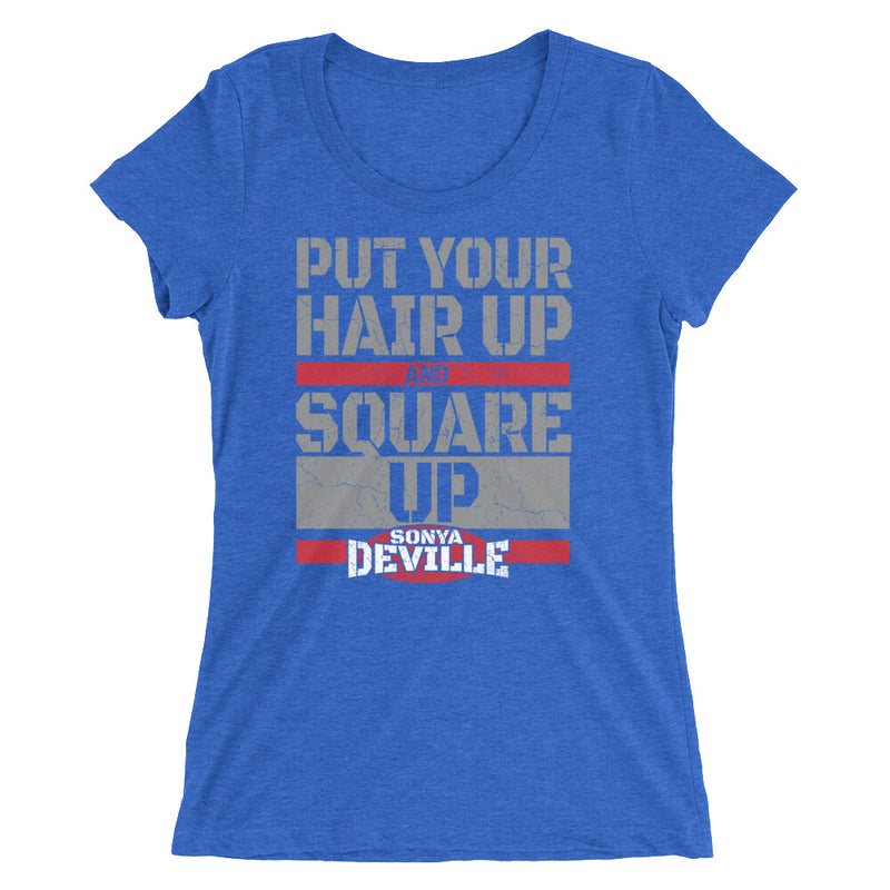 Sonya Deville "Square Up" Women's Tri-Blend T-shirt T-Shirt PW Catalog