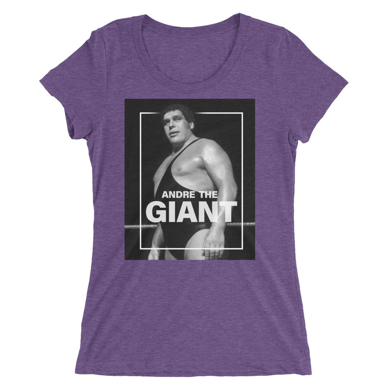 Andre the Giant "Photo" Women's Tri-Blend T-Shirt T-Shirt PW Catalog