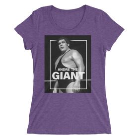Andre the Giant "Photo" Women's Tri-Blend T-Shirt T-Shirt PW Catalog
