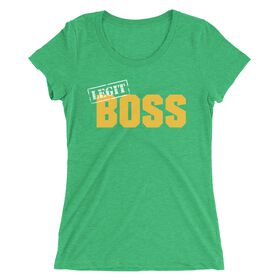 Sasha Banks "Legit Boss" Women's Tri-Blend T-Shirt