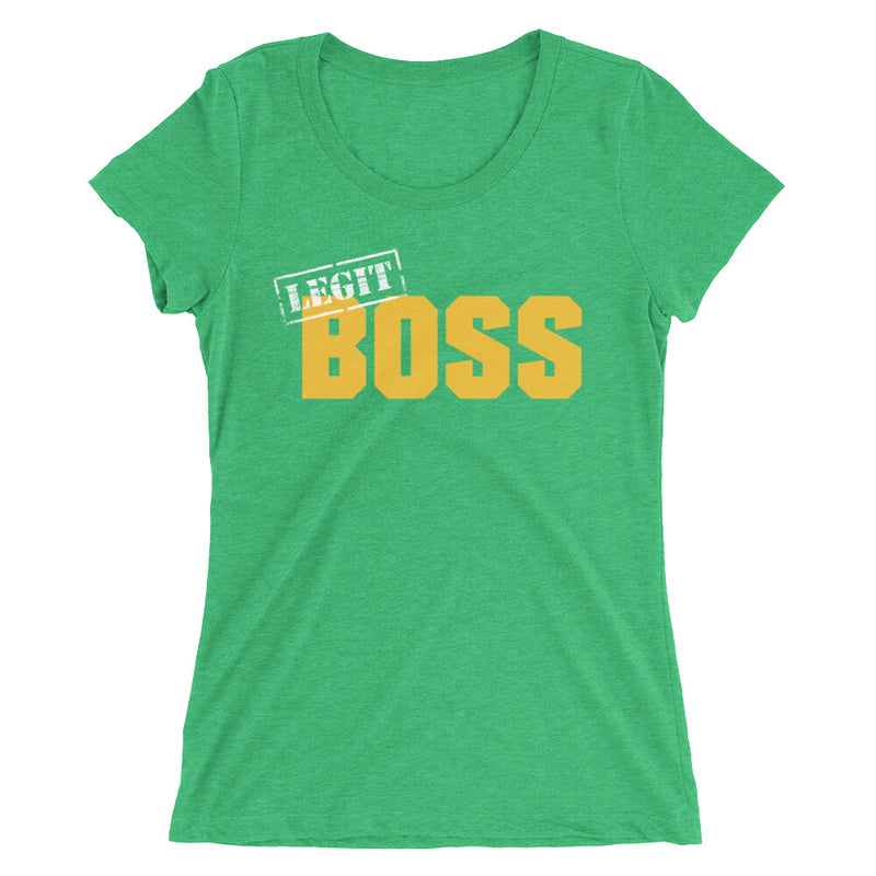 Sasha Banks "Legit Boss" Women's Tri-Blend T-Shirt