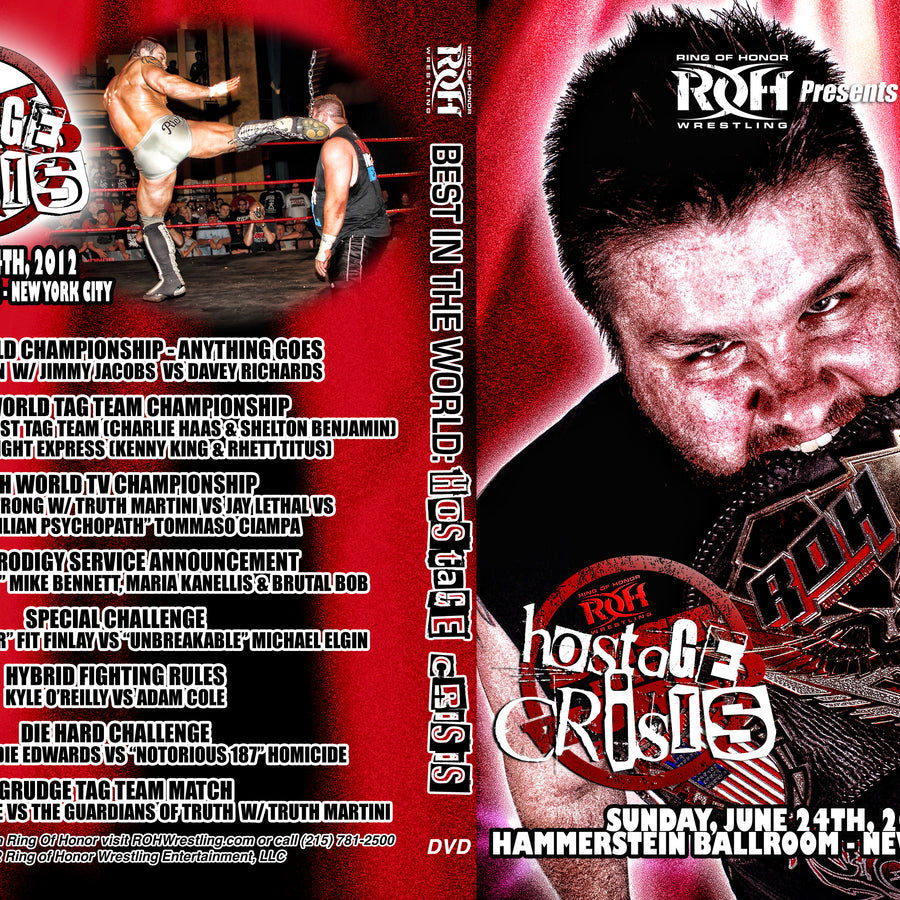 Best in the World 2012: Hostage Crisis- New York, NY 6/24/12 (DVD)