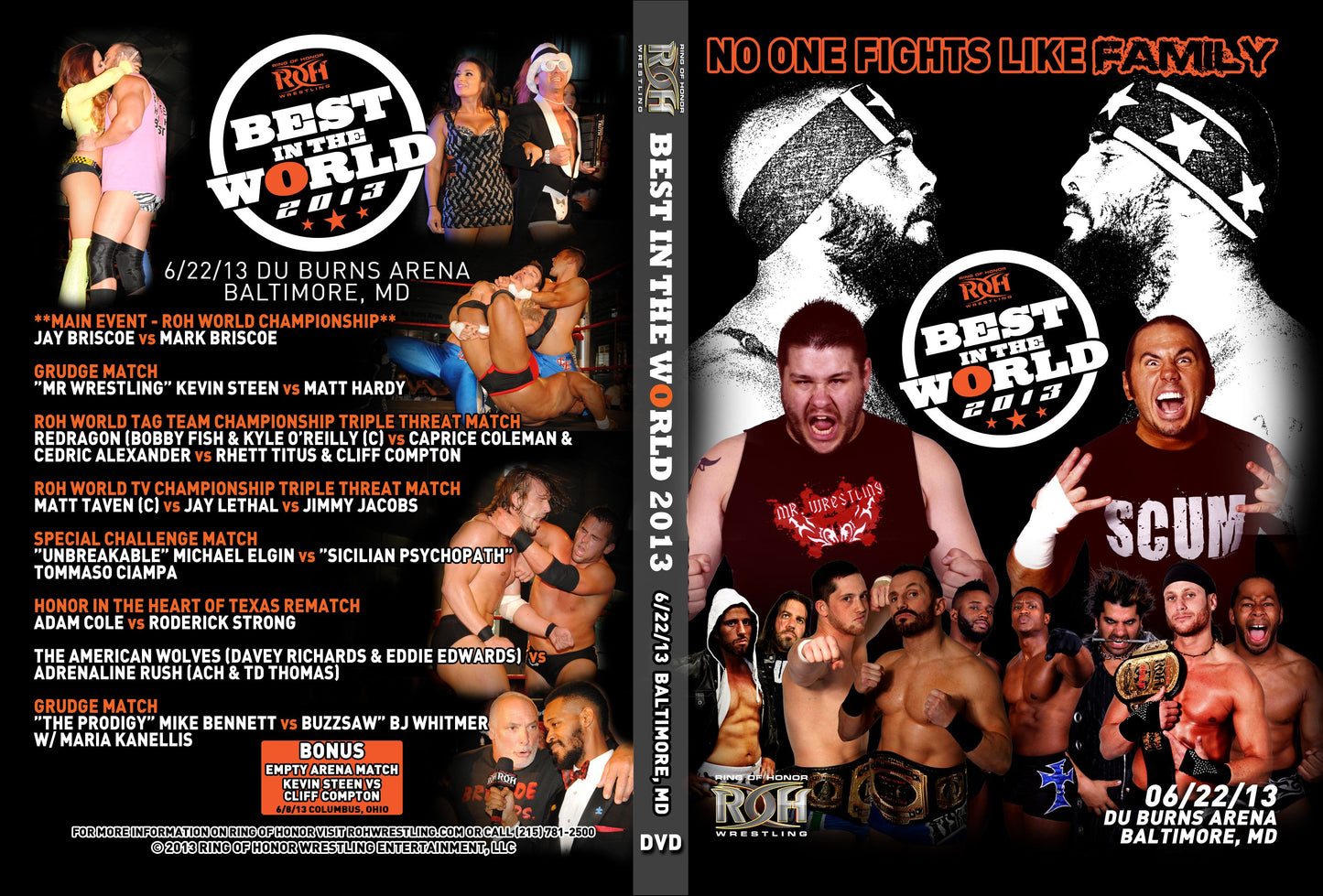 Best in the World 2013- Baltimore, MD 6/22/13 (DVD)