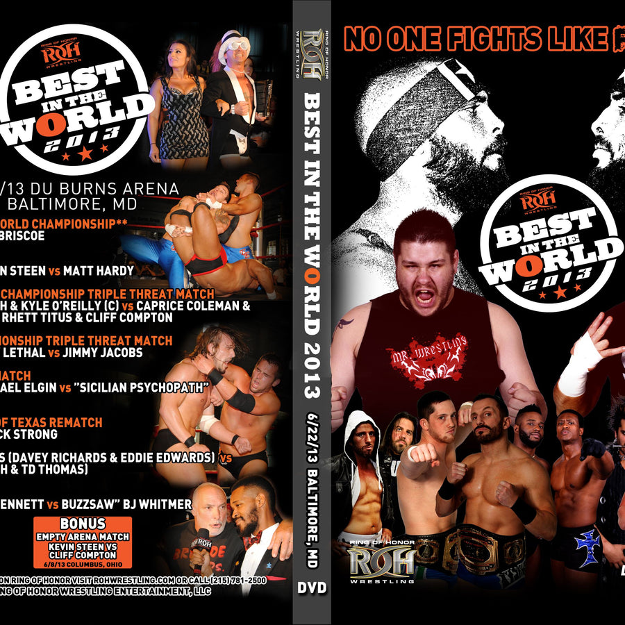 Best in the World 2013- Baltimore, MD 6/22/13 (DVD)