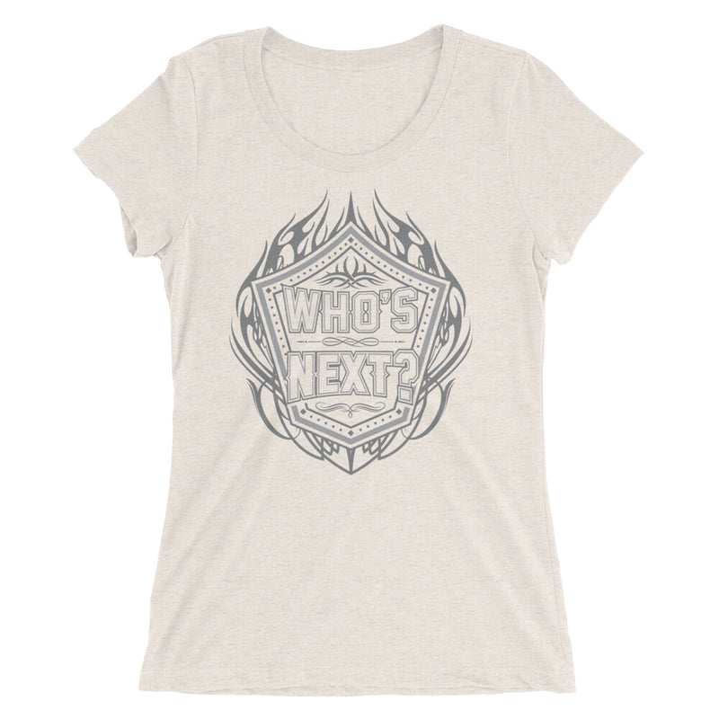 Goldberg "Who's Next" Women's Tri-Blend T-Shirt T-Shirt PW Catalog