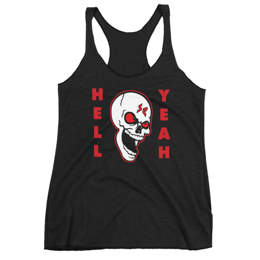 Stone Cold Steve Austin "Hell Yeah" Women's Racerback Tank Top Tank Top PW Catalog
