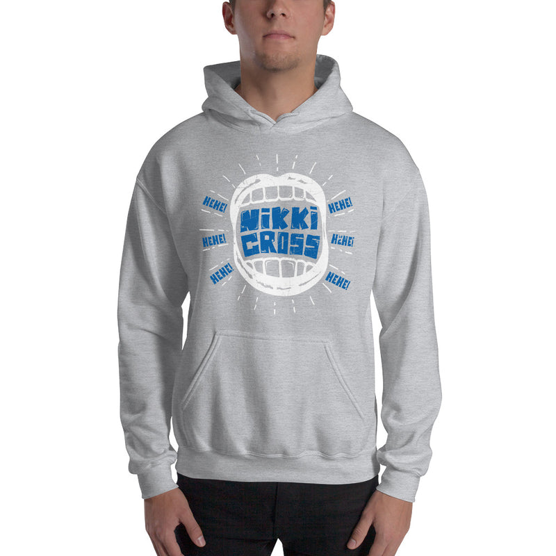 Nikki Cross "Hehe" Pullover Hoodie Sweatshirt