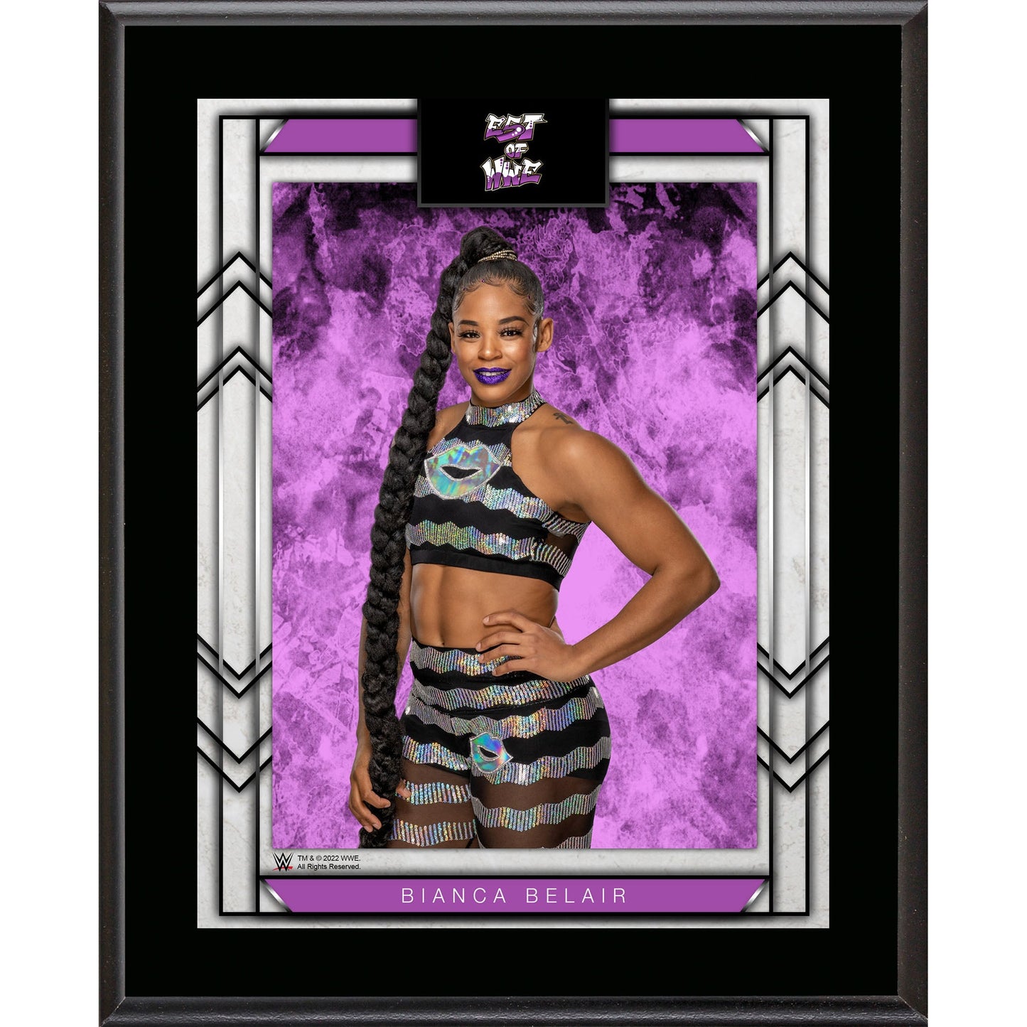 Bianca Belair 10.5" x 13" Sublimated Plaque