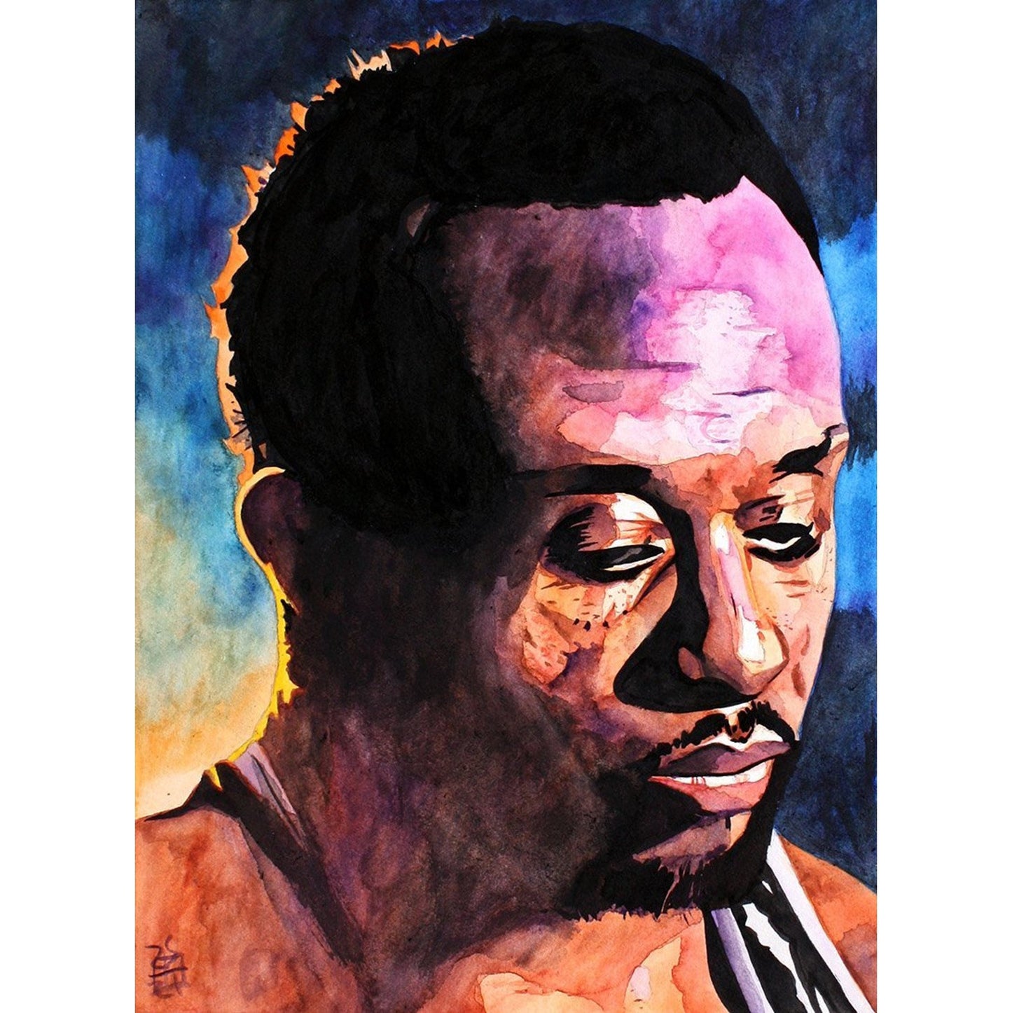 Big E "The Power" Rob Schamberger Art Print