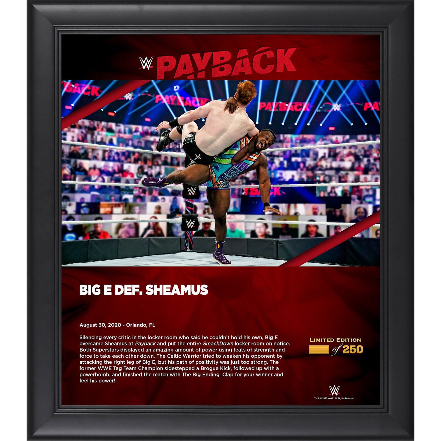 Big E 15" x 17" 2020 Payback Collage - Limited Edition of 250