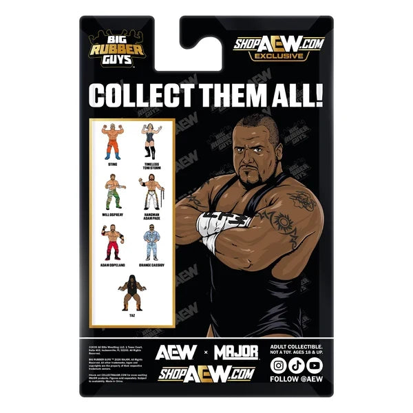 AEW Major Big Rubber Guys Taz Series 2 Icons