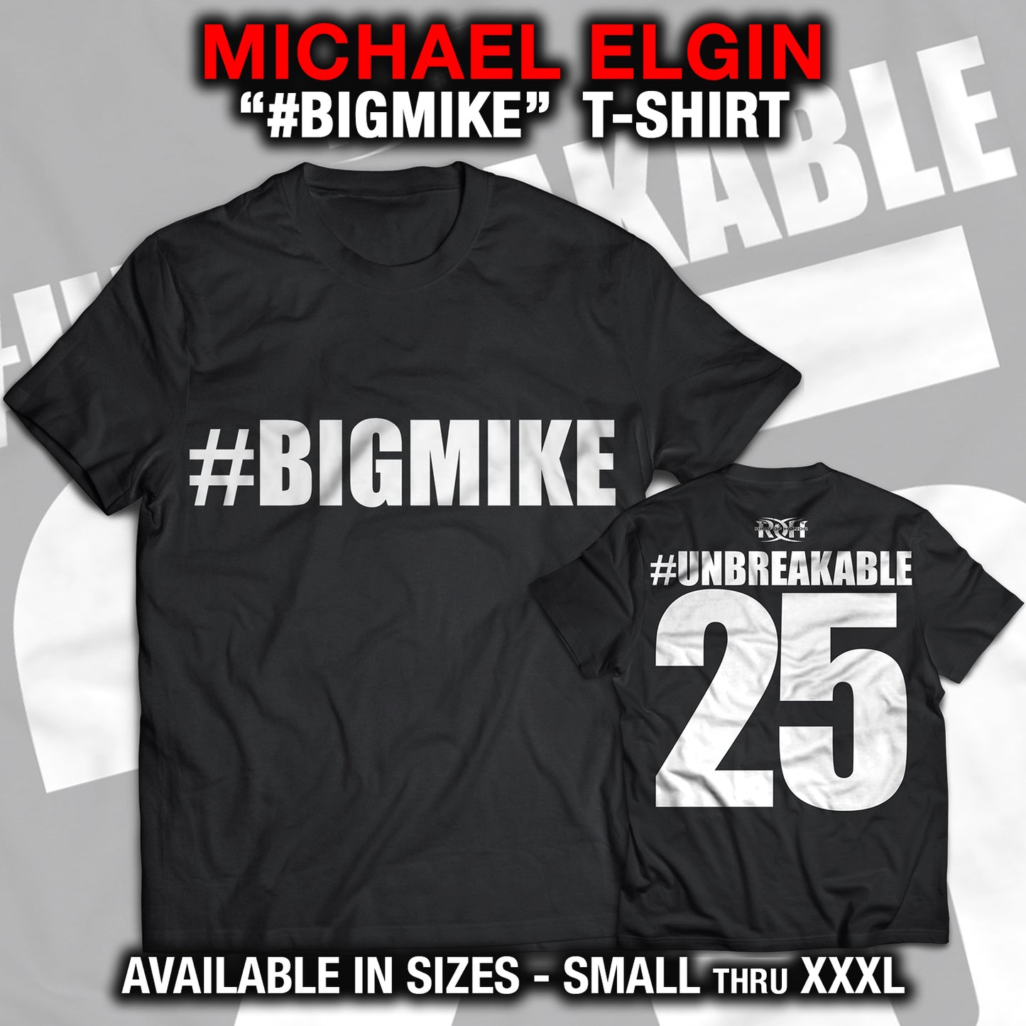 Michael Elgin "#BIGMIKE" T-Shirt