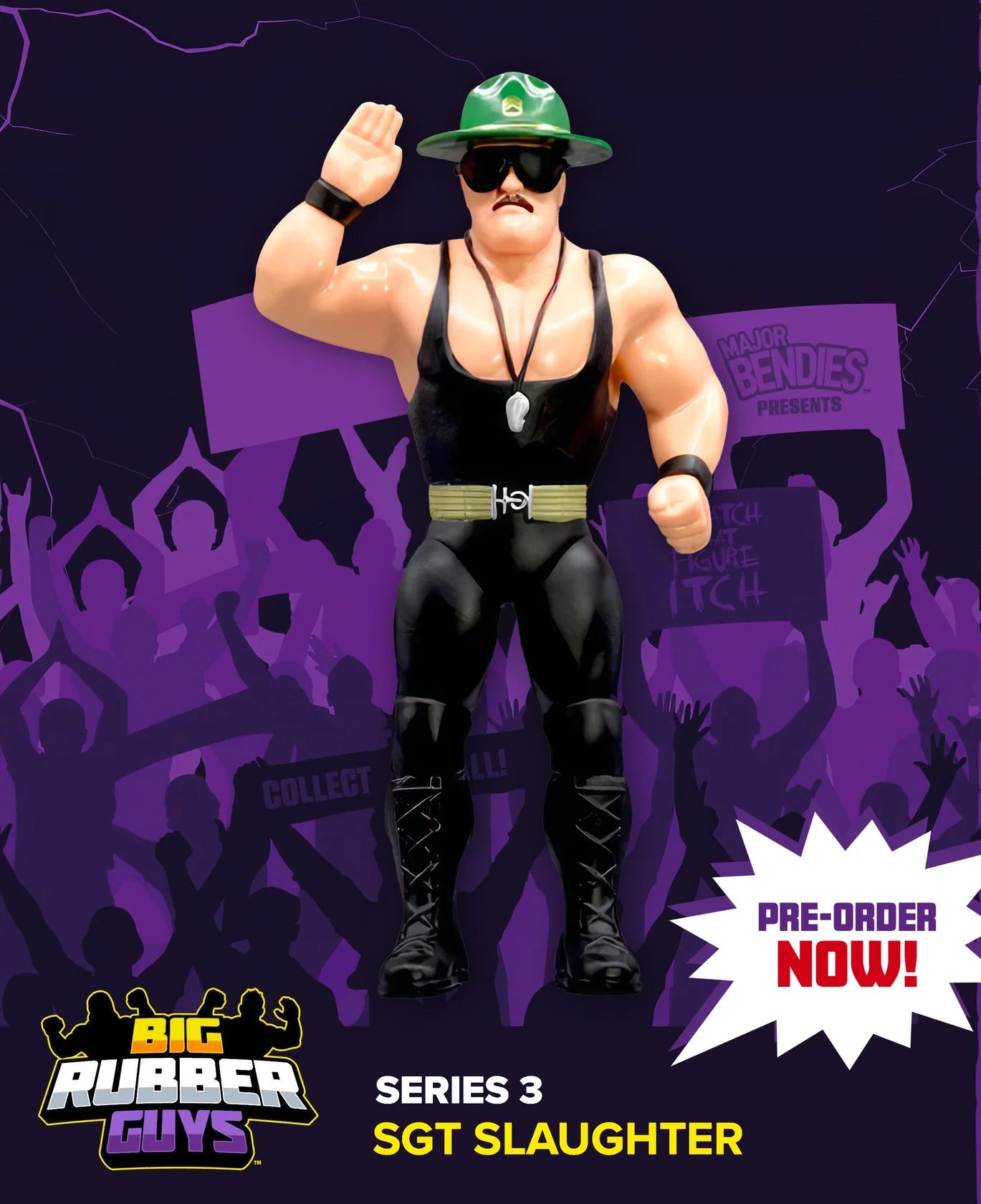 Big Rubber Guys Sgt. Slaughter Series 3 Action & Toy Figures PWcatalog