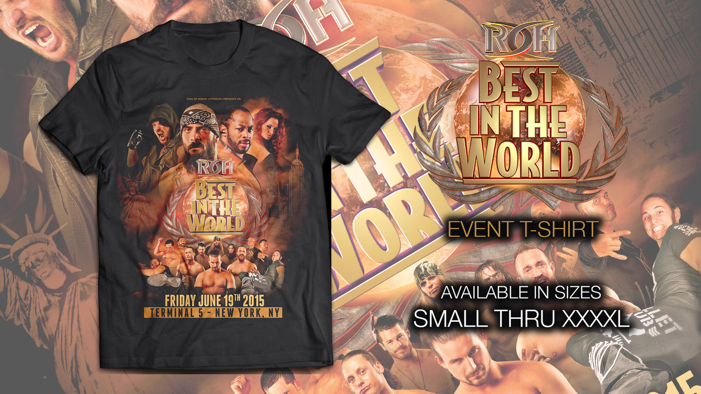 BEST IN THE WORLD '15 EVENT T-SHIRT