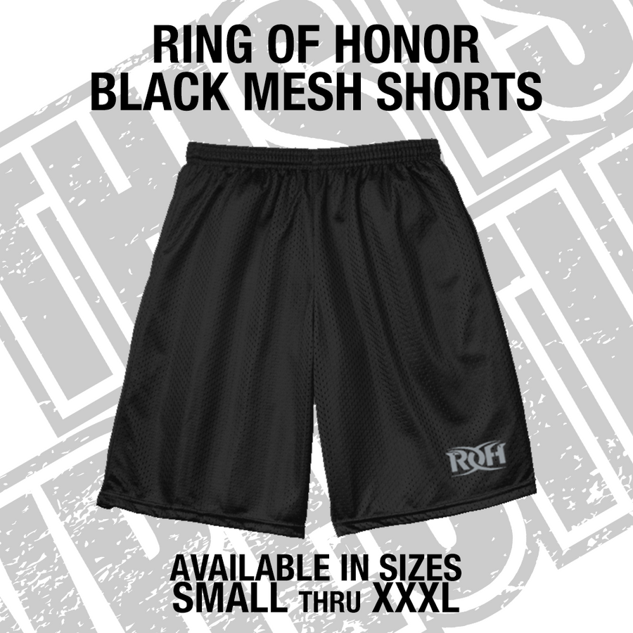 ROH BLACK MESH SHORTS