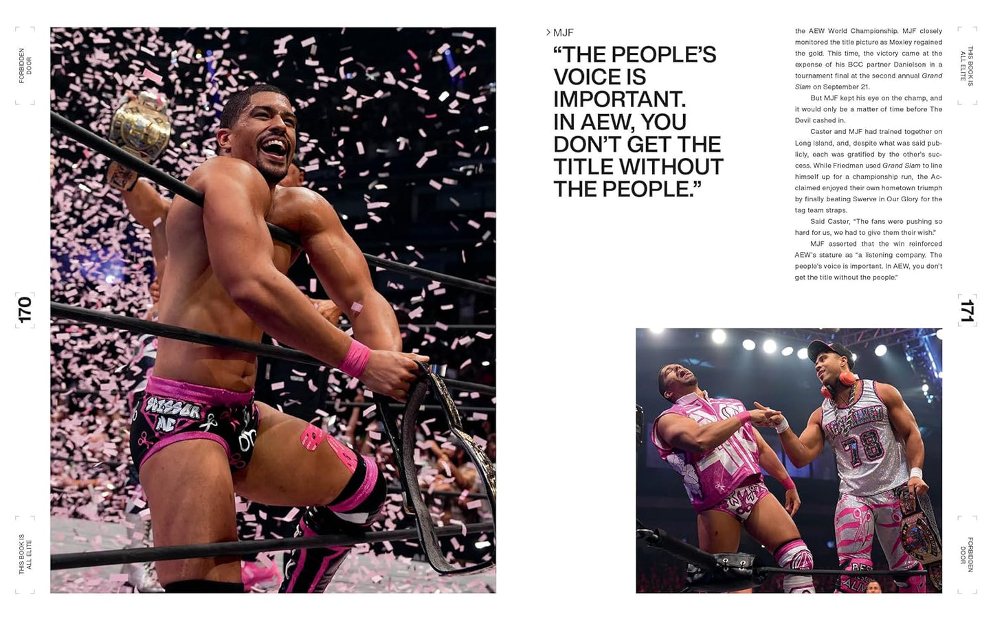 This Book Is All Elite: The Inside Story of All Elite Wrestling Hardcover Book Book PW Catalog