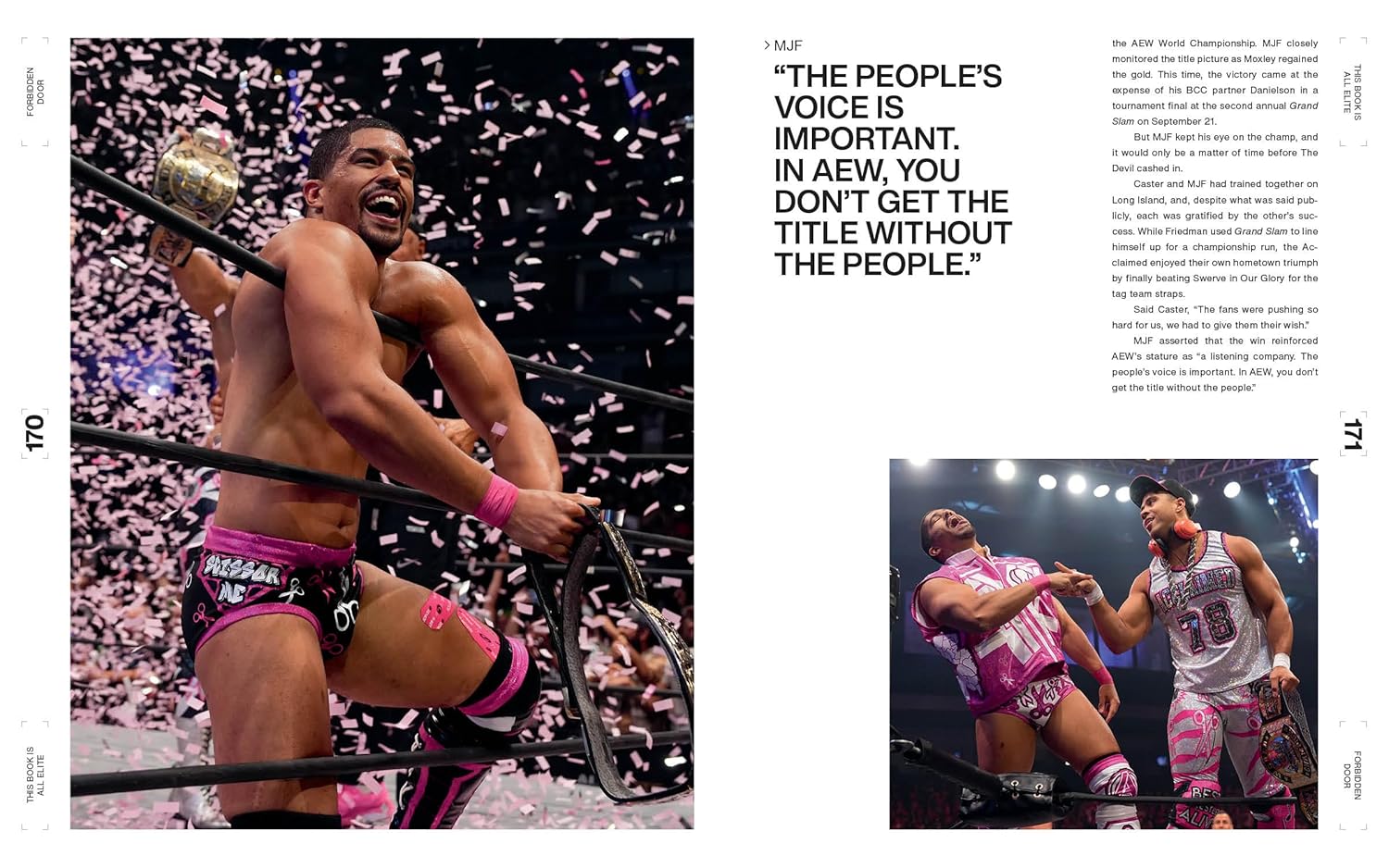 This Book Is All Elite: The Inside Story of All Elite Wrestling Hardcover Book Book PW Catalog