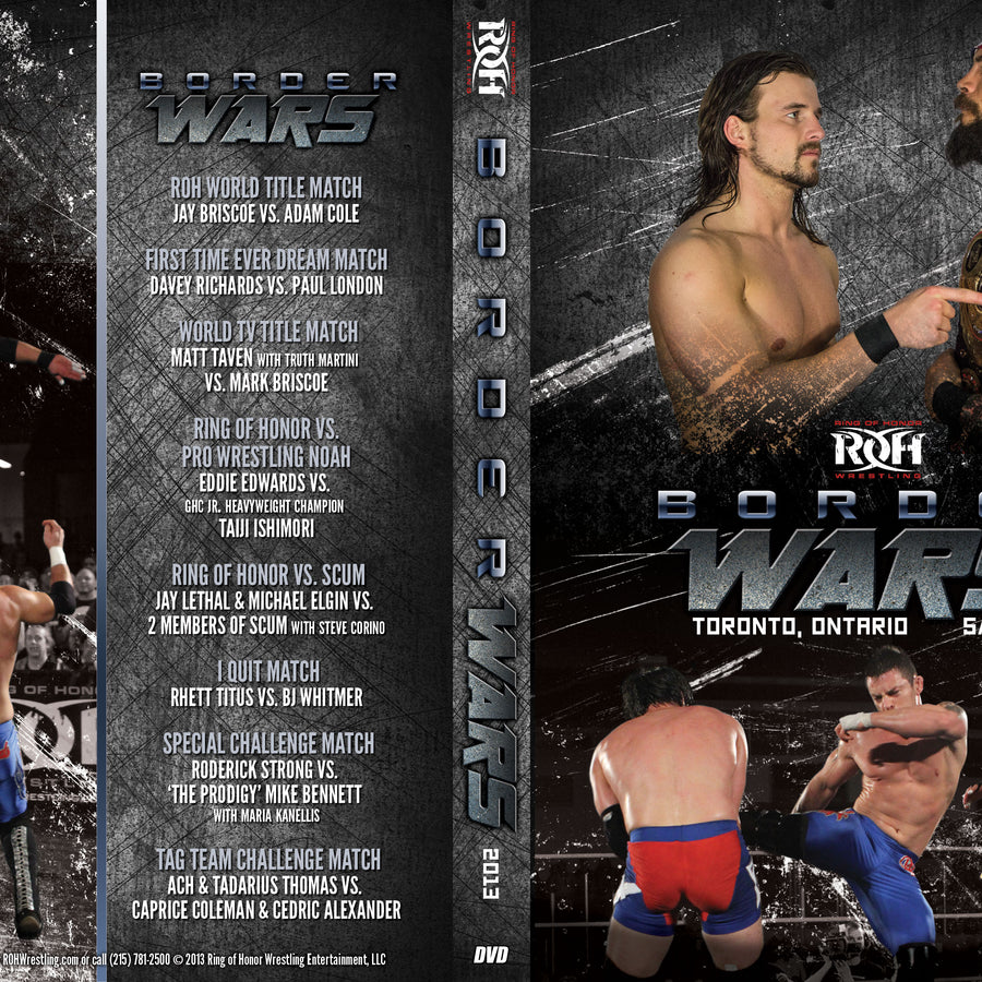 Border Wars 2013- Toronto, Ontario 5/4/13 (DVD)