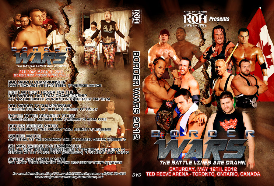 Border Wars- Toronto, Ontario 5/12/12 (DVD)