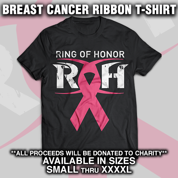 Ring of Honor "Breast Cancer Ribbon" T-Shirt