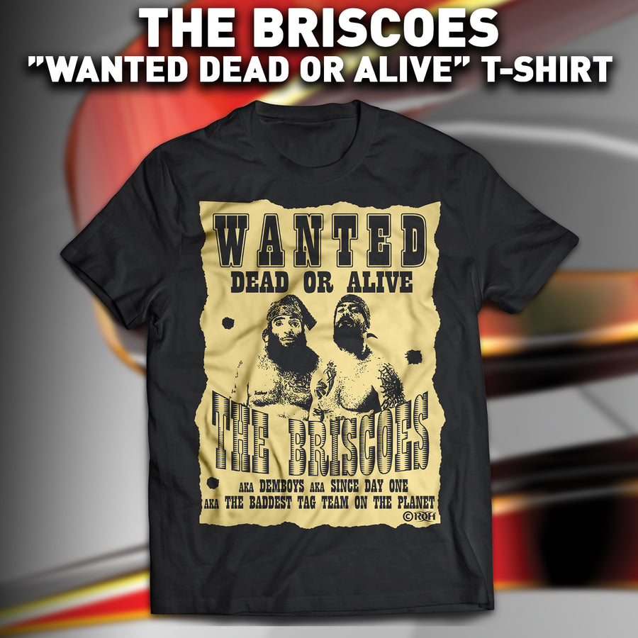 BRISCOES - "WANTED" T-SHIRT