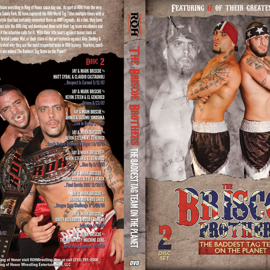 Briscoe Brothers- The Baddest Tag Team On The Planet (2 Disc Set)