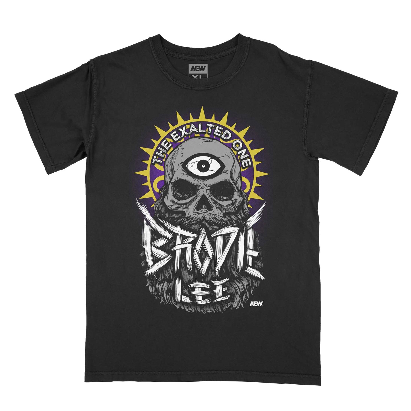 Brodie Lee Bearded Skull T-Shirt T-Shirt PW Catalog
