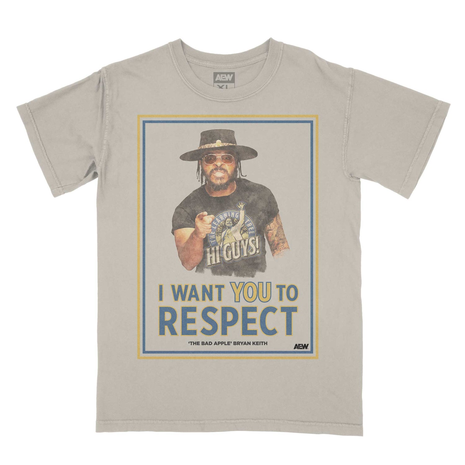 Bryan Keith I Want You to Respect T-Shirt T-Shirt PW Catalog