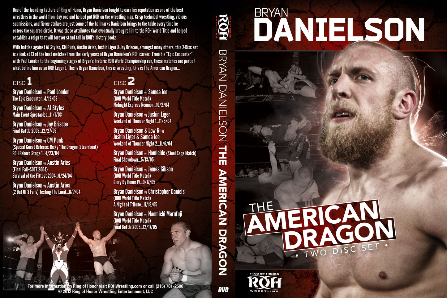 Bryan Danielson: The American Dragon (2 Disc Set)