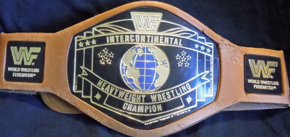 WWF Foam Intercontinental Heavyweight Championship Belt 1989 PWcatalog