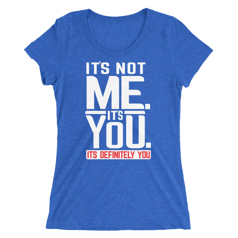 Sami Zayn "It's Not Me" Women's Tri-Blend T-Shirt T-Shirt PW Catalog
