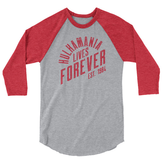 Hulk Hogan "Hulkamania Lives Forever" Raglan T-shirt