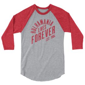 Hulk Hogan "Hulkamania Lives Forever" Raglan T-shirt