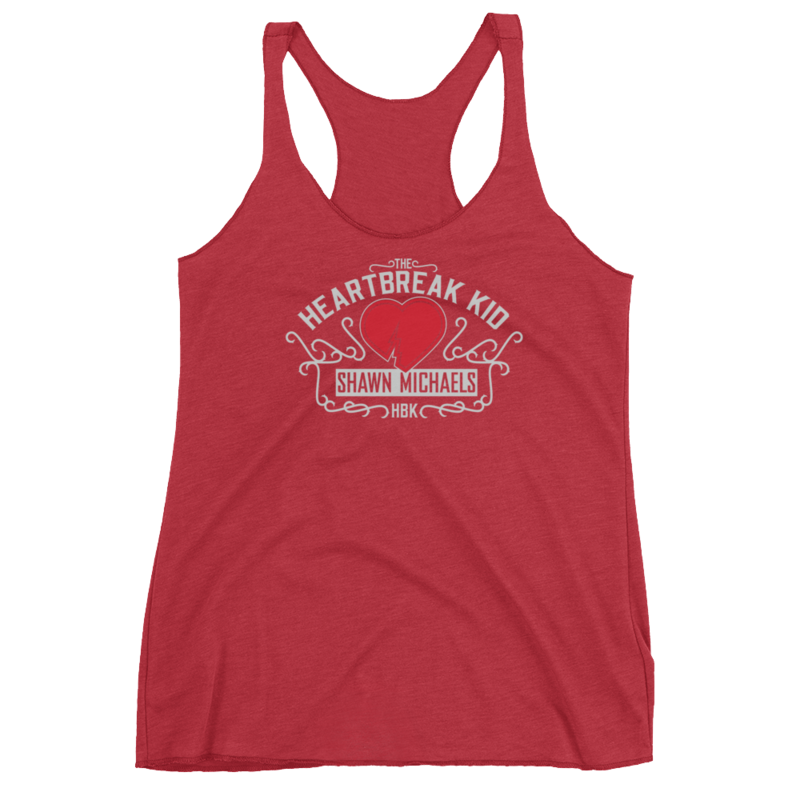 Shawn Michaels "Heartbreak Kid" Women's Racerback Tank Top